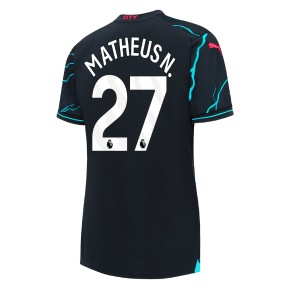 Manchester City Matheus Nunes #27 Rezervni Dres za Ženska 2023-24 Kratak Rukavima